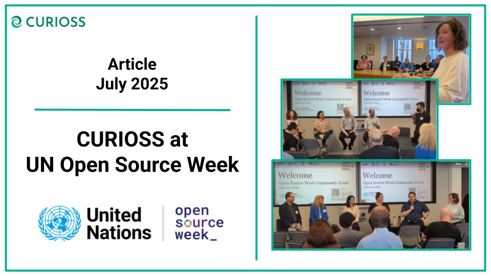 CURIOSS at UN Open Source Week